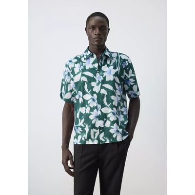 Chemise imprimée 100 % coton MANGO MAN