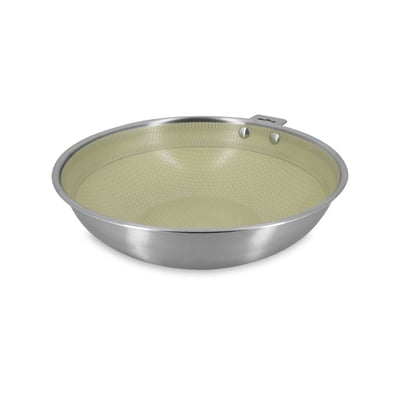 Wok 28cm en acier inoxydable, AGLAE MENASTYL