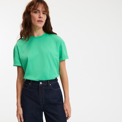 T-shirt loose, col rond, manches courtes LA REDOUTE COLLECTIONS