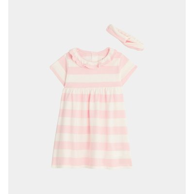 Robe Babydoll Et Son Bandeau Afiona Rayures En Coton Bio CADET ROUSSELLE