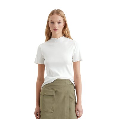 T-shirt à côtes slim en jersey stretch en coton organique MARC O’POLO DENIM