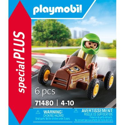 Enfant avec Voiture de Karting PLAYMOBIL