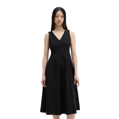 Robe avec jupe évasée en popeline stretch MARC O'POLO