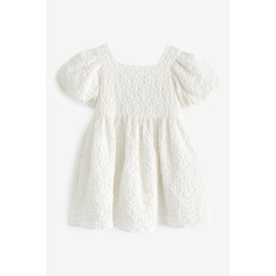 Robe de fête texturée coupe classique NEXT