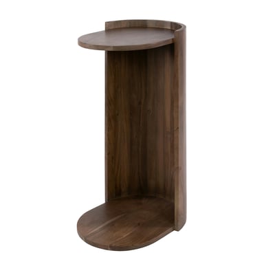 Bout de canapé en bois d'acacia brun NAKO PIER IMPORT