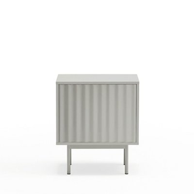 Table de chevet 1 porte 2 tiroirs en bois- SIERRA TEULAT
