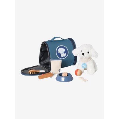 Peluche animal de compagnie + accessoires en bois FSC® VERTBAUDET