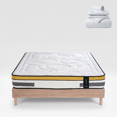 Prêt-à-dormir AUBERTIN avec Sommier SÉLÉNA et Accessoires MAISON AUBERTIN