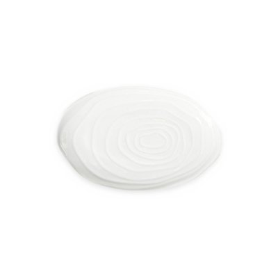 Assiette Ovale Teck Blanche PILLIVUYT