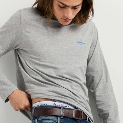 T-Shirt Manches Longues Coupe Slim PEPE JEANS