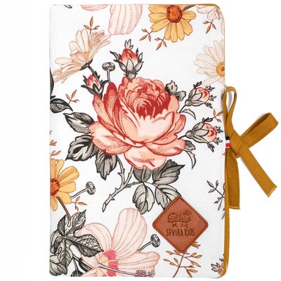 Protège carnet de santé en satin de coton NÉO VINTAGE SEVIRA KIDS