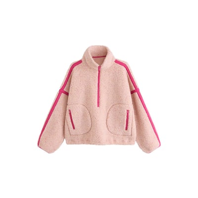 Veste en imitation mouton à col zippé NEXT