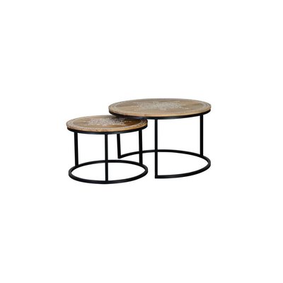 Lot de 2 tables basses DECORATION D’AUTREFOIS
