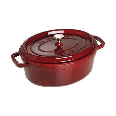 Cocotte Fonte Ovale D31 Cm Grenadine Majolique 5,5l STAUB