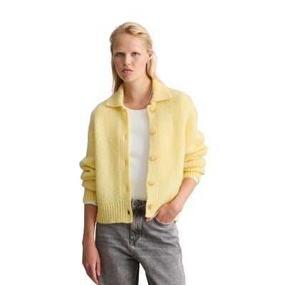 Cardigan épais, coupe classique en mélange de laine vierge douce MARC O’POLO DENIM