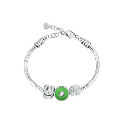 Bracelet en Acier, Émail, Cristaux DROPS MORELLATO