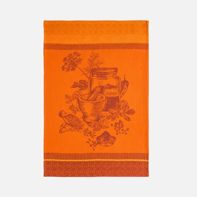 Torchon jacquard en coton ÉPICES COLOMBO COUCKE
