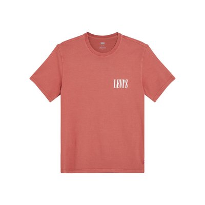 Tee-shirt coupe oversize Levi's® en coton rouille avec le nom de la marque imprimé à la poitrine - Taille 2XL LEVI'S