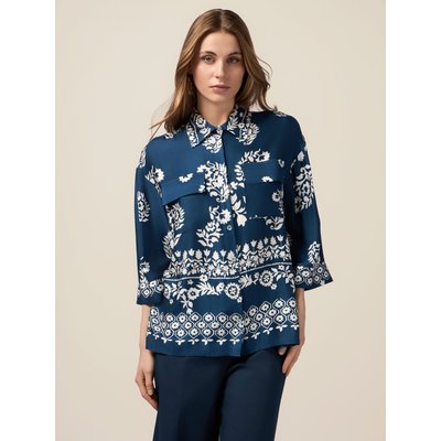 Chemise en satin de viscose fantaisie OLTRE