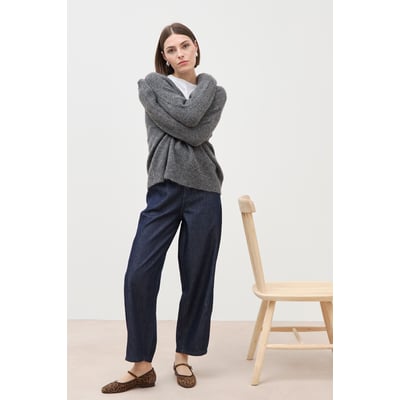Jeans slouchy taille haute BONOBO