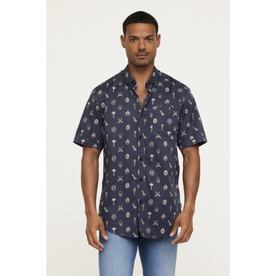 Chemise manches courtes coton regular DEMIO LEE COOPER