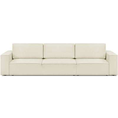 Canapé convertible 5 places en tissu bouclé - HARPER MOD HOMIFAB