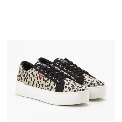 Tijuana 2.0 Flatform Trainers in Canvas LEVI'S