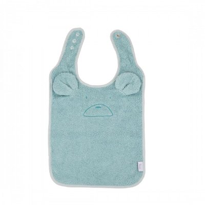 Bavoir Ourson Bleu Éco Éponge BO JUNGLE