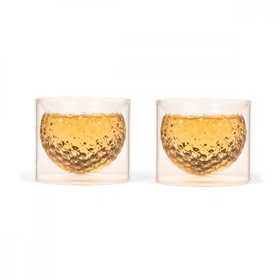 Lot de 2 verres balle de golf 180ml KIKKERLAND