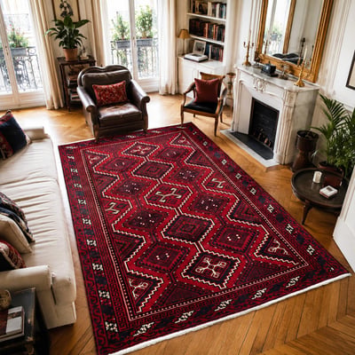 Tapis d'orient, motif oriental, noué main en laine, LORI 4 UN AMOUR DE TAPIS
