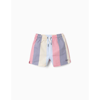 Short de bain à rayures et cordon de serrage You&Me ZIPPY