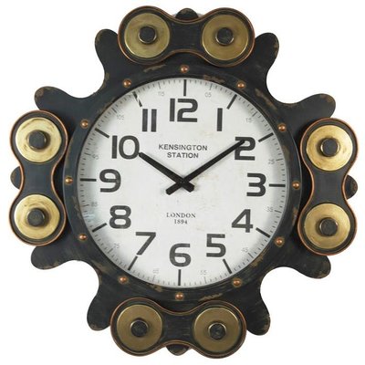 Horloge murale industrielle roulements PIER IMPORT