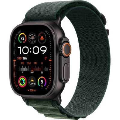 Montre connectée Ultra 2 49mm Noir / Vert Loop S Cellular APPLE