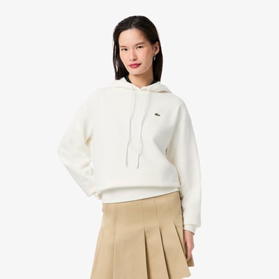Sweatshirt à capuche oversize molleton LACOSTE