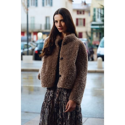 Veste courte imitation mouton MOLLY BRACKEN