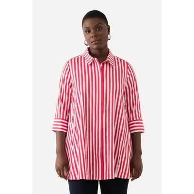 Chemise rayee rouge femme La Redoute