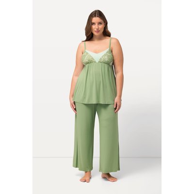 Pyjama avec bord en dentelle ULLA POPKEN