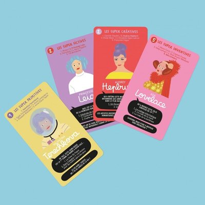Jeu de 7 familles - Super nanas MINUS EDITIONS
