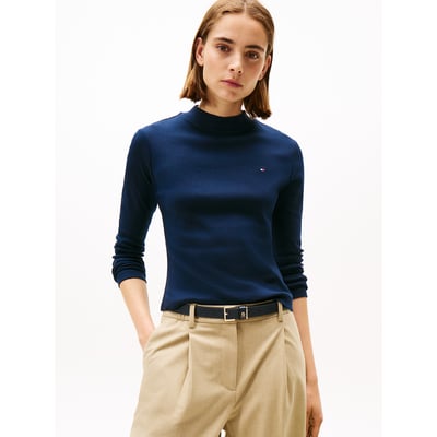 Tee shirt col montant manches longues TOMMY HILFIGER