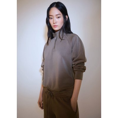 Sweat-shirt col montant zippé MANGO