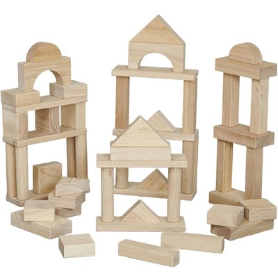 Blocs en bois géants naturel TICKIT