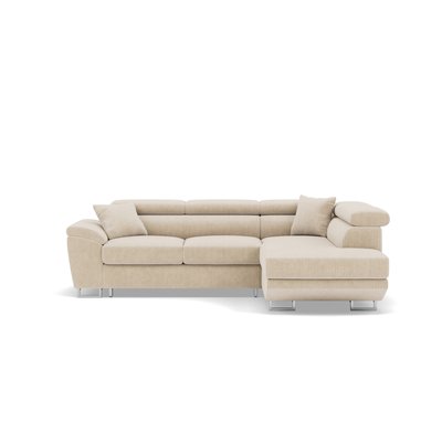 Canapé d'angle droit 5 places convertible, BAOJI LISA DESIGN