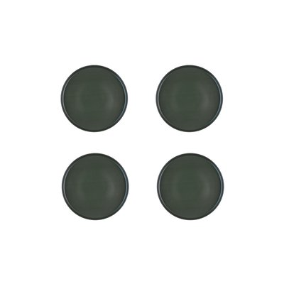 Lot de 4 assiettes à dessert en grès, SCANDI BJORN