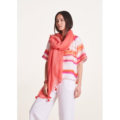 Foulard léger uni LA FEE MARABOUTEE