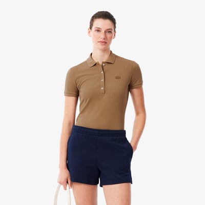Polo L.12.D slim fit en mini piqué stretch LACOSTE