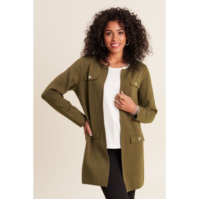 Gilet long boutonne femme La Redoute