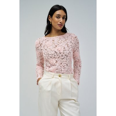 PULL TEXTURÉ AVEC DES FLEURS SALSA JEANS