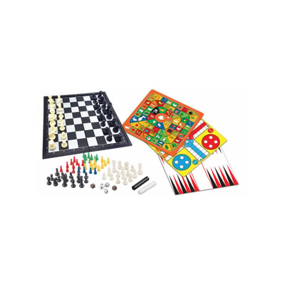 Jeux de société avec pions magnétiques – coffret 8 jeux en 1 LEXIBOOK