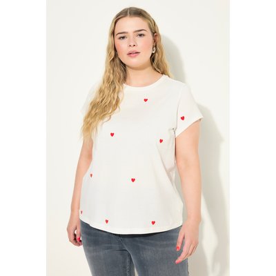 T-shirt à col rond, avec cœurs STUDIO UNTOLD