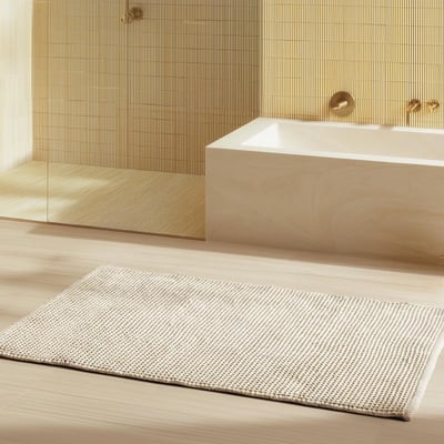 Tapis de bain et descente de lit TRECCIA SENSEI MAISON